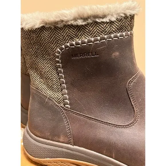 MERRELL ENCORE ICE 5 winter SNOW boots women’s 12 EUC like new - Picture 2 of 6